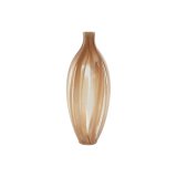 Vase Home ESPRIT Fersken Krystal Moderne 17,5 x 17,5 x 44 cm #1