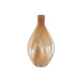 Vase Home ESPRIT Fersken Krystal Moderne 20 x 20 x 37 cm #1