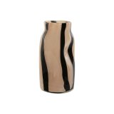 Vase Home ESPRIT Sort Fldefarvet Krystal Moderne 15 x 15 x 29,2 cm #1