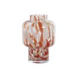 Vase Home ESPRIT Fldefarvet Terrakotta Krystal Moderne 15 x 15 x 21 cm #1