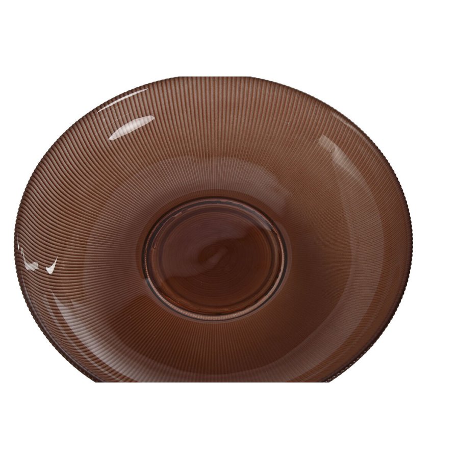 Borddekoration Home ESPRIT Brun Krystal 23,5 X 23,5 X 11 cm #2