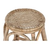 Taburet Home ESPRIT Natur flet Spanskrr 37 X 37 X 49,5 cm #5