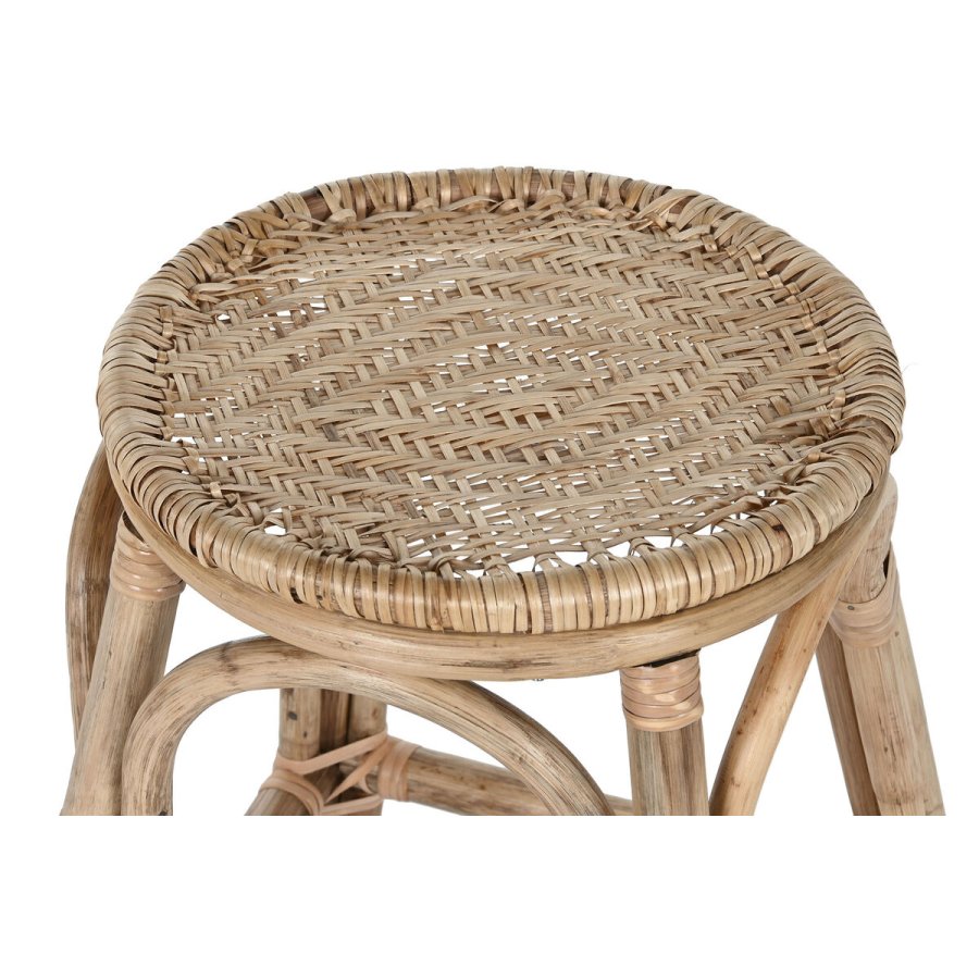 Taburet Home ESPRIT Natur flet Spanskrr 37 X 37 X 49,5 cm #5
