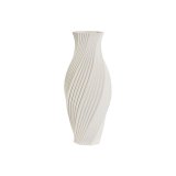 Vase Home ESPRIT Hvid Stentj Moderne 16 x 16 x 40 cm #1