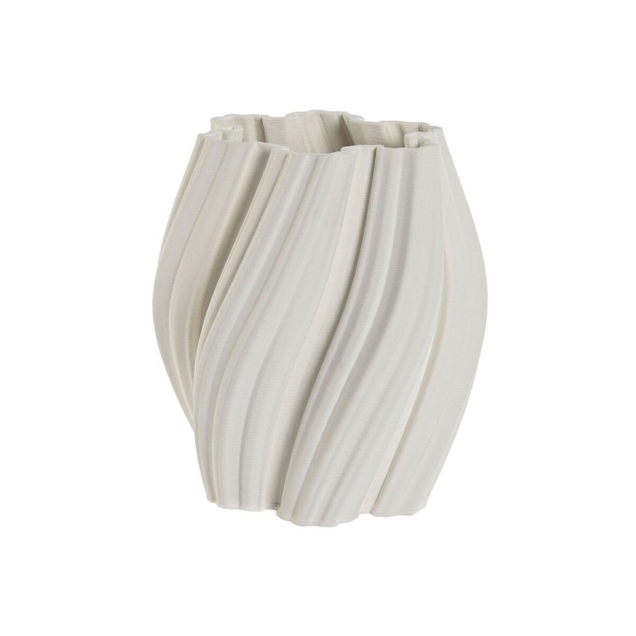 Vase Home ESPRIT Hvid Stentj Moderne 19,5 X 19,5 X 23 cm #1