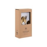 Bestik Home ESPRIT Gylden Rustfrit stl 2 x 0,4 x 24 cm 16 Dele #4