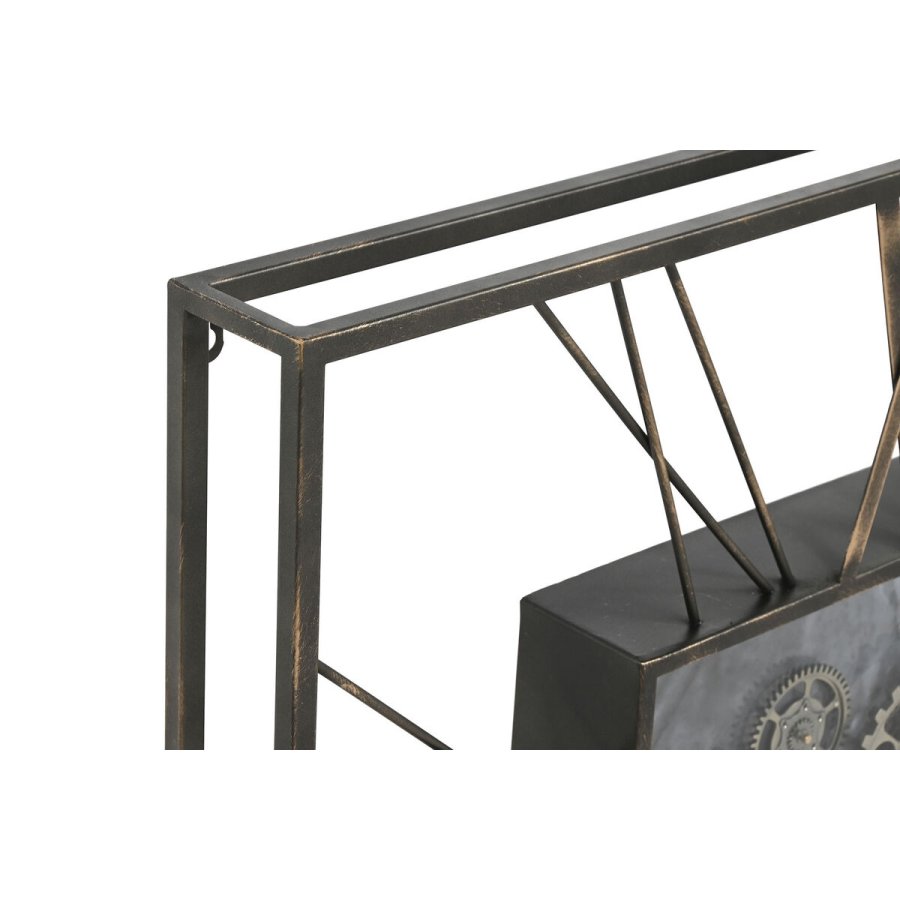Vgur Home ESPRIT Sort Gylden Metal Krystal 80 x 8 x 80 cm #5