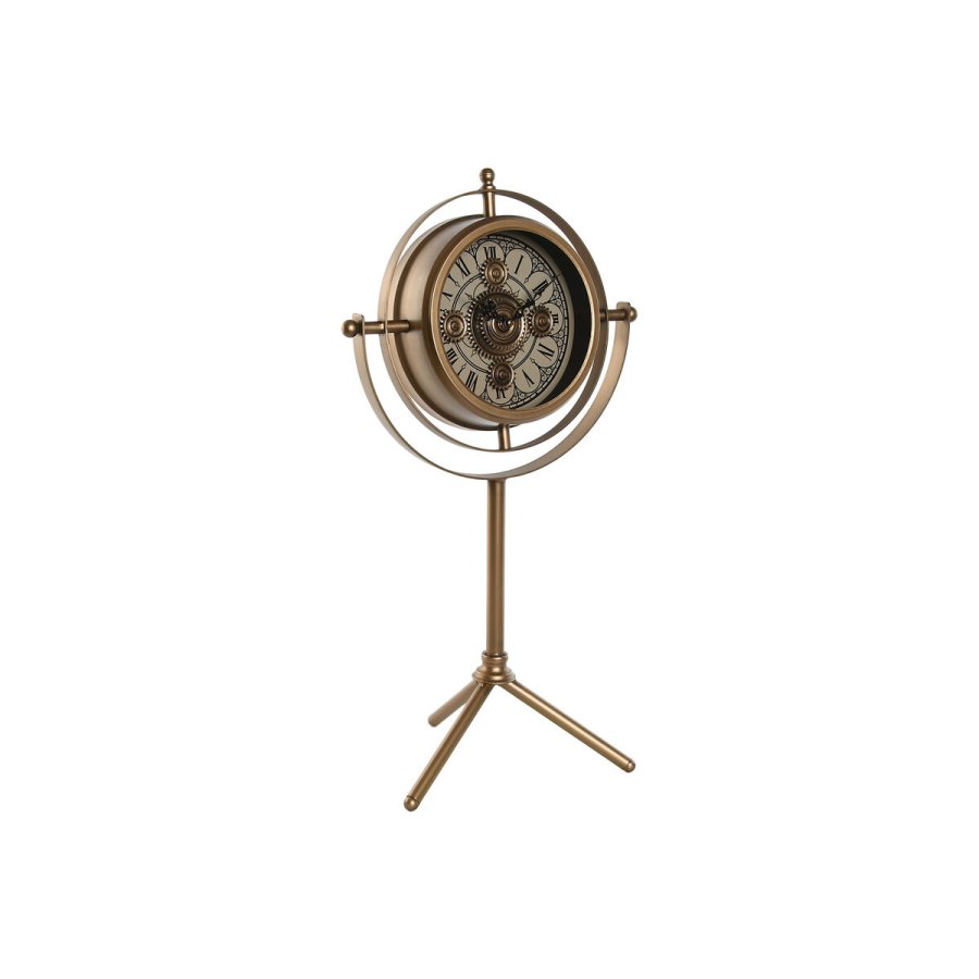 Namizna ura Home ESPRIT Gylden Metal Krystal 36 X 24 X 66,5 cm #1