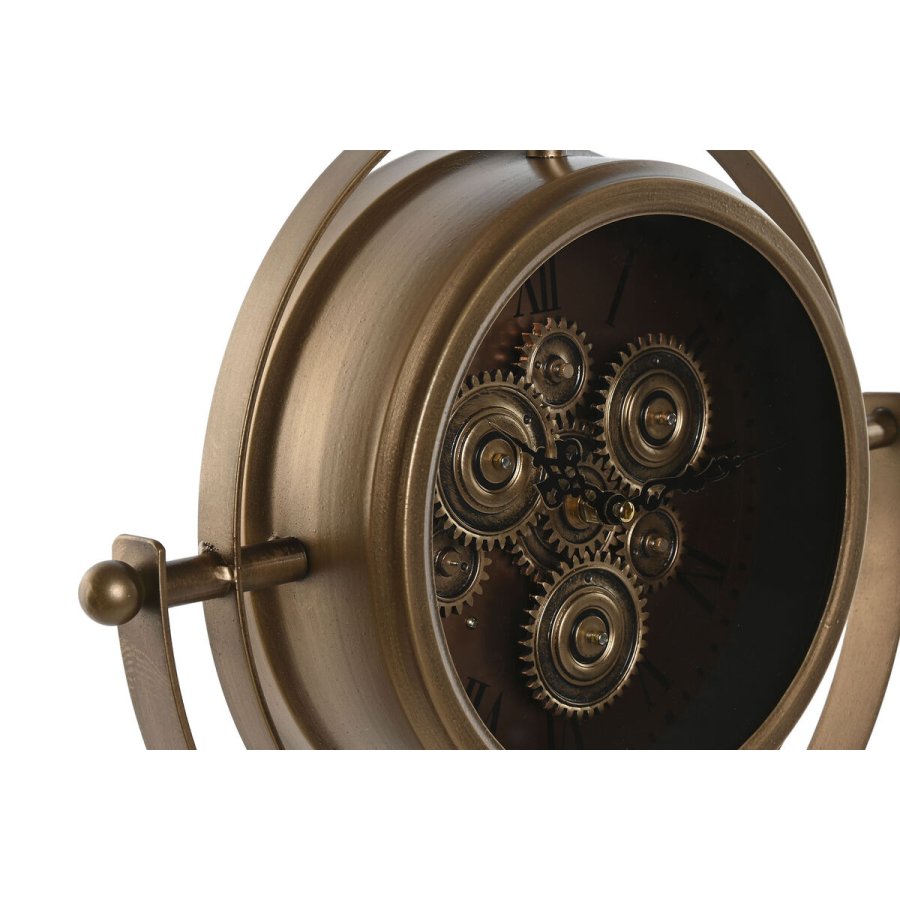 Namizna ura Home ESPRIT Gylden Metal Krystal 36 X 19 X 41 cm #5