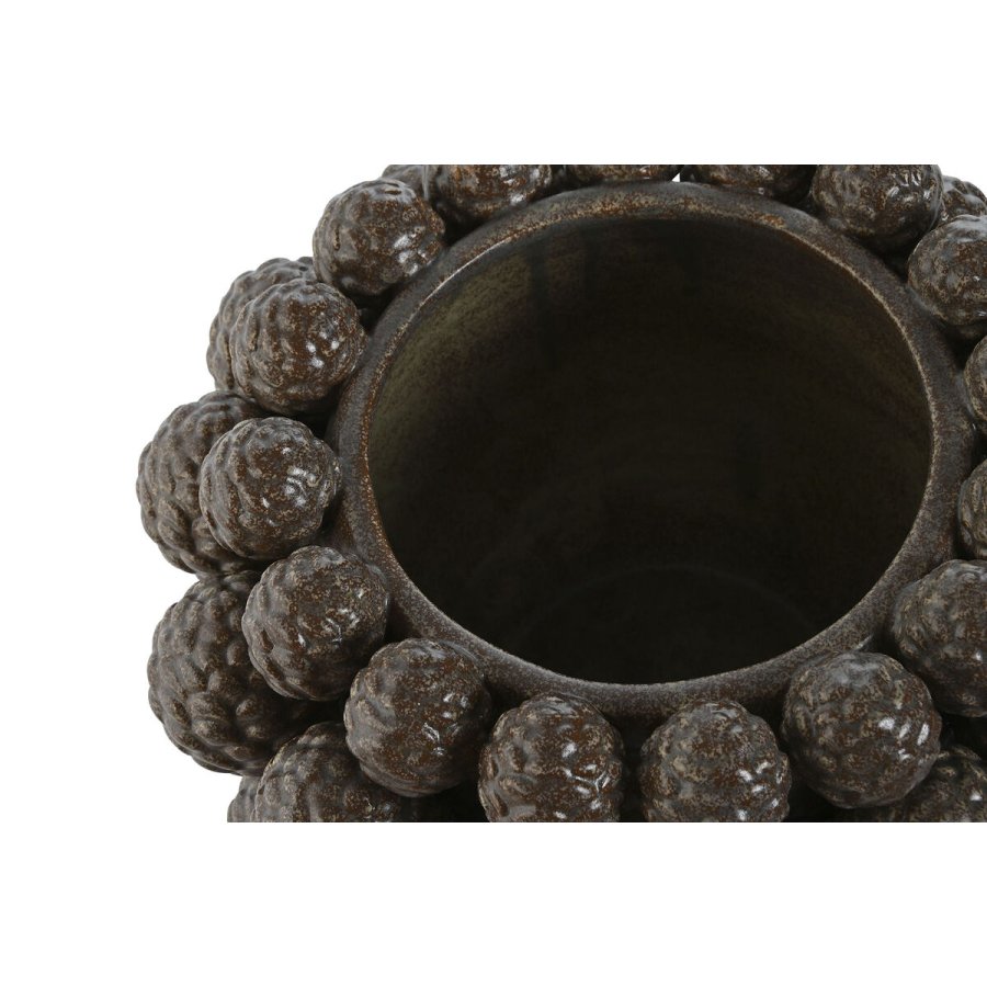 Vase Home ESPRIT Brun Stentj Ananas 30 x 30 x 20 cm #2