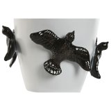 Vase Home ESPRIT Hvid Sort Stentj Moderne 27 X 27 X 29,5 cm #4