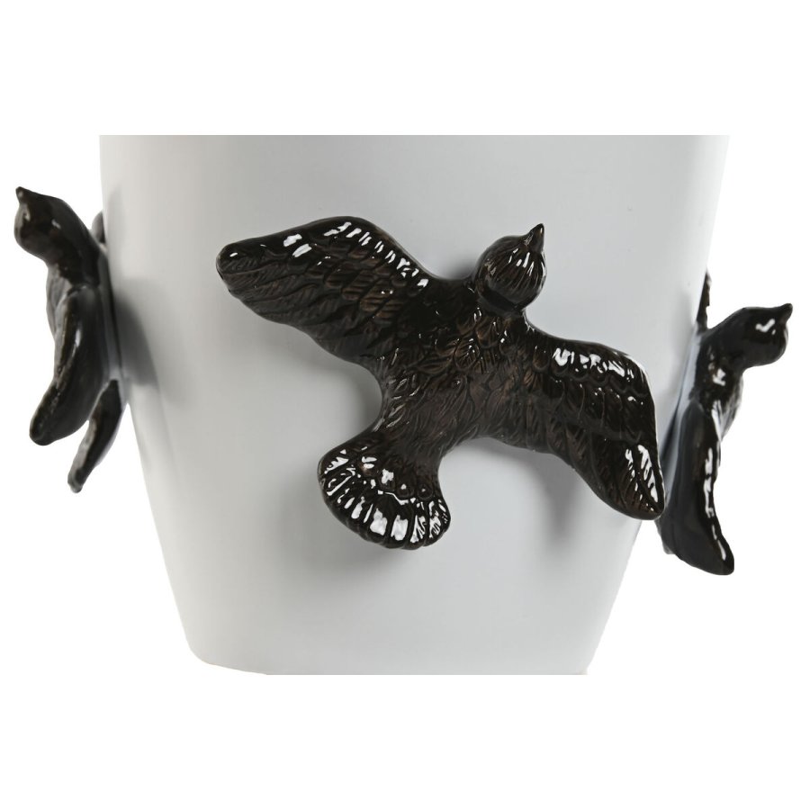 Vase Home ESPRIT Hvid Sort Stentj Moderne 27 X 27 X 29,5 cm #4