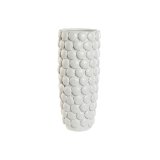 Vase Home ESPRIT Hvid Stentj Middelhavet 16,5 x 16,5 x 38,5 cm #1