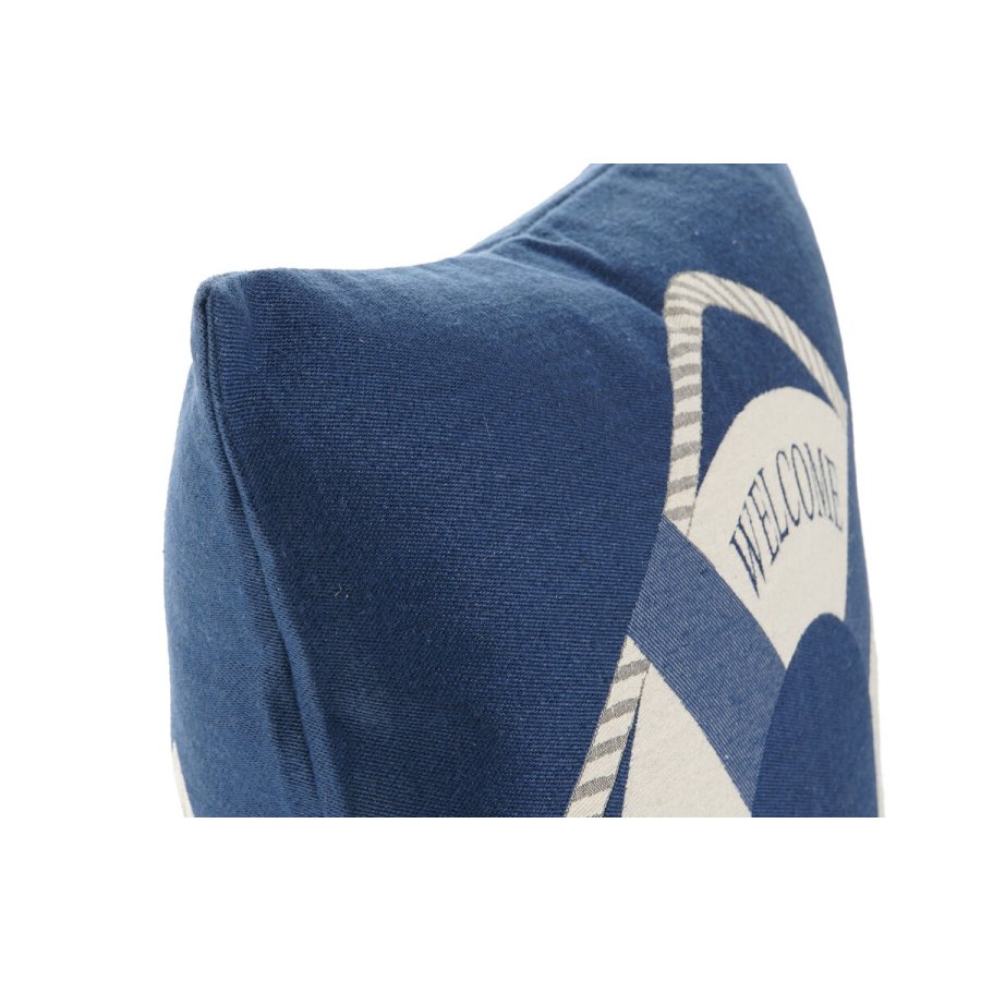 Pude Home ESPRIT Bl Hvid 45 x 10 x 45 cm (2 enheder) #2
