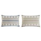Pude Home ESPRIT Bl Beige 60 x 10 x 45 cm (2 enheder) #1