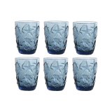 Glasst Home ESPRIT Bl Krystal Middelhavet Med relief 290 ml (6 enheder) #1