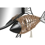 Vgspejl Home ESPRIT Sort Natur Fisk 83 x 5,5 x 36 cm #9