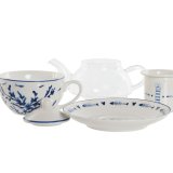 Tekande Home ESPRIT Bl Hvid Krystal Porceln #4