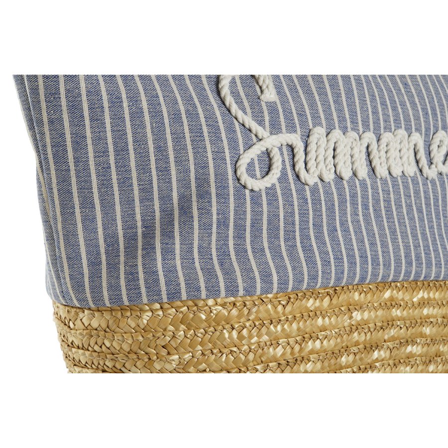 Hndtasker til damer Home ESPRIT Bl Beige Natur 52 x 16 x 33 cm (2 enheder) #2