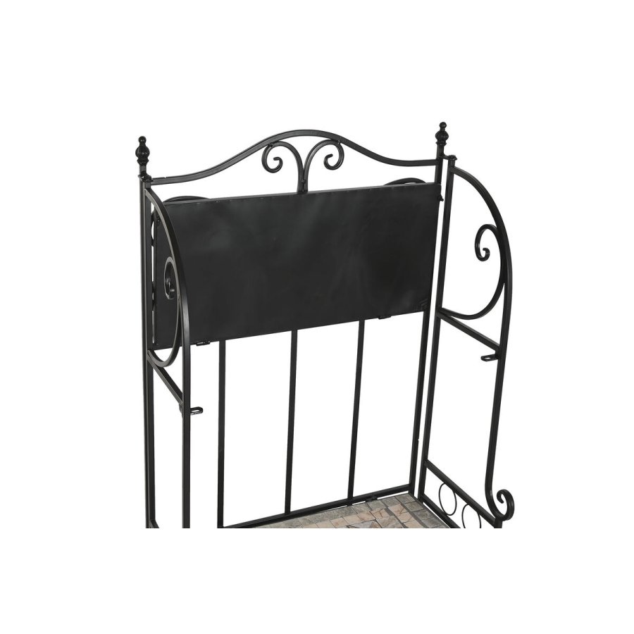 Hylder Home ESPRIT Sort Multifarvet Keramik jern 3 Hylder 54 x 29 x 121 cm 58 x 31,5 x 117 cm #5
