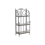 Hylder Home ESPRIT Sort Multifarvet Keramik jern 3 Hylder 54 x 29 x 121 cm 58 x 31,5 x 117 cm #1