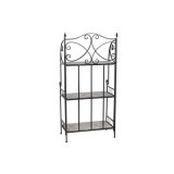 Hylder Home ESPRIT Sort Multifarvet Keramik jern 3 Hylder 54 x 29 x 121 cm 58 x 31,5 x 117 cm #2