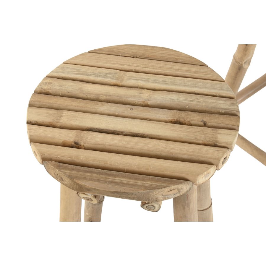 Spisebordst med 2 stole Home ESPRIT Bambus 50 x 50 x 105 cm #2