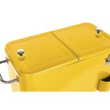 Transportabelt Kleskab Home ESPRIT Gul Stl polypropylen 56 L 74 x 43 x 80 cm #2