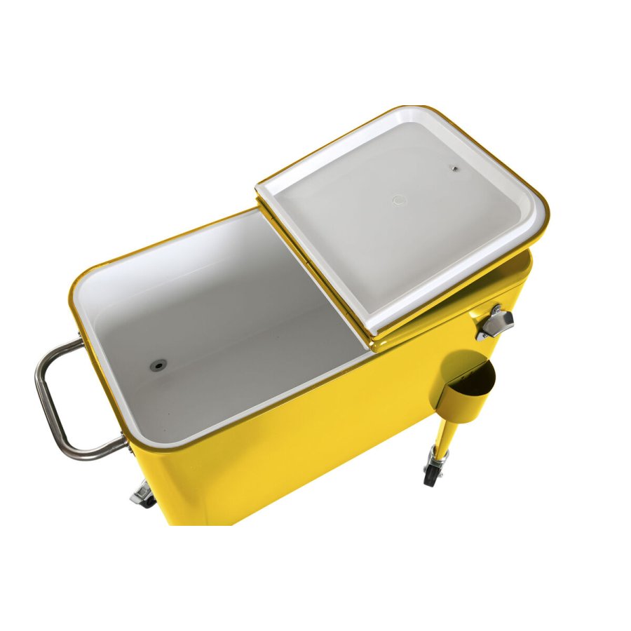 Transportabelt Kleskab Home ESPRIT Gul Stl polypropylen 56 L 74 x 43 x 80 cm #4