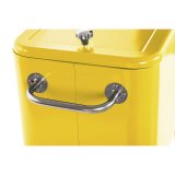 Transportabelt Kleskab Home ESPRIT Gul Stl polypropylen 56 L 74 x 43 x 80 cm #6