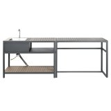 Kkken mbler Home ESPRIT Gr Natur 127 x 100 x 90 cm 127 x 100 x 95 cm #4