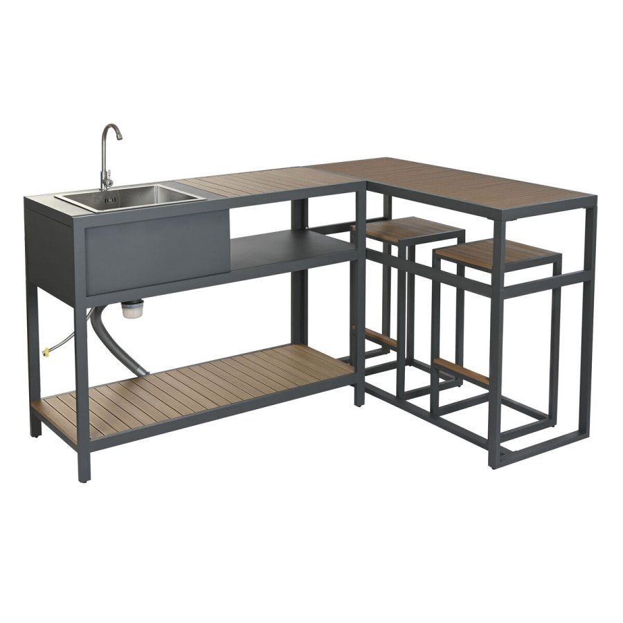 Kkken mbler Home ESPRIT Gr Natur 127 x 100 x 90 cm 127 x 100 x 95 cm #1