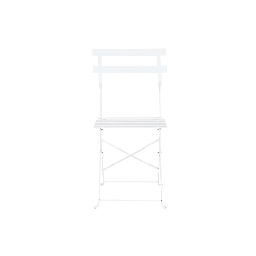 Spisebordst med 2 stole Home ESPRIT Hvid Metal 60 x 60 x 71 cm #6