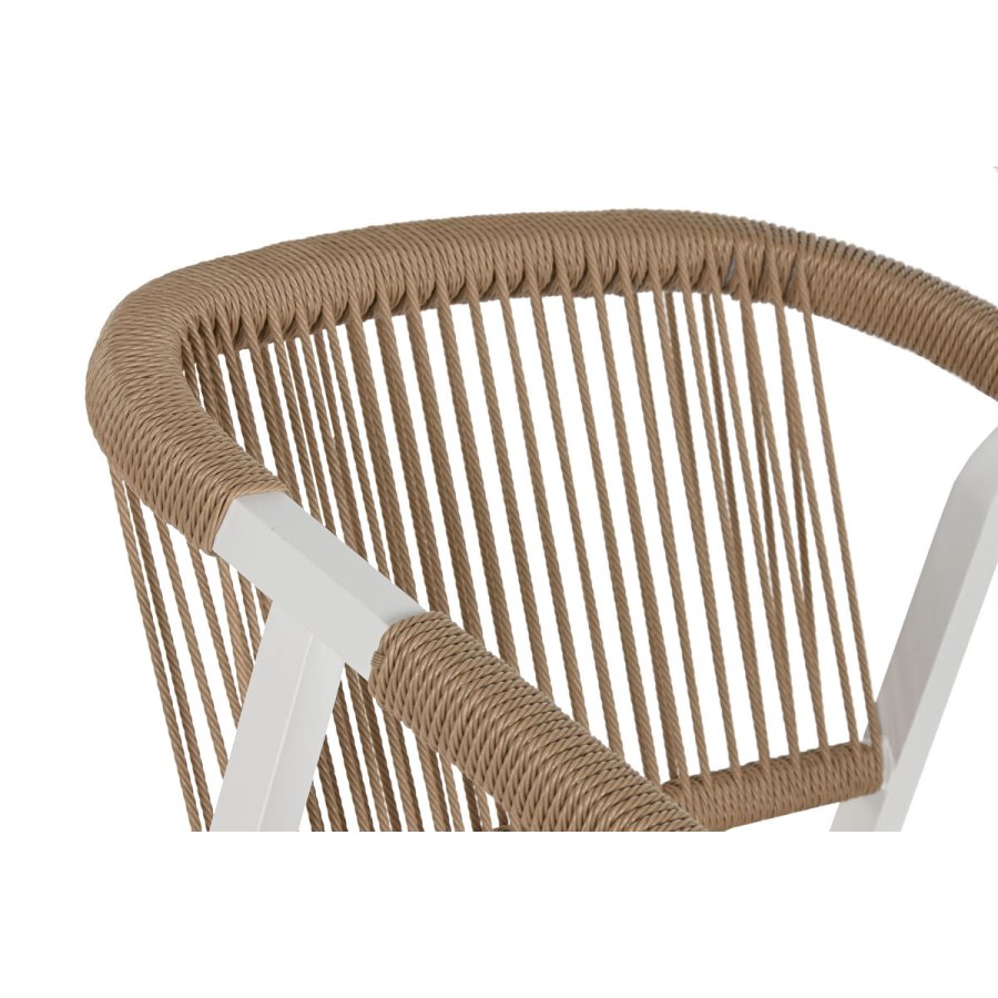 Spisebords�t med 6 stole Home ESPRIT Hvid Natur 180 x 90 x 75 cm #4