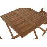 Spisebordst med 2 stole Home ESPRIT Brun 60 x 60 x 74 cm #3