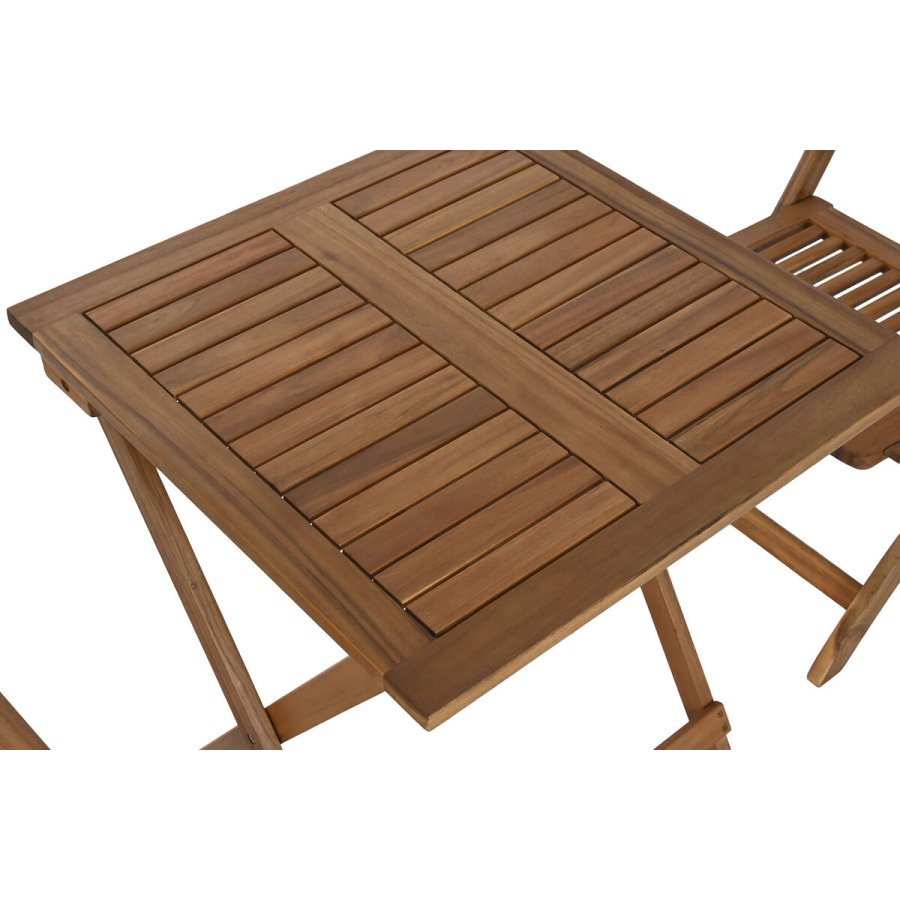 Spisebordst med 2 stole Home ESPRIT Brun 60 x 60 x 74 cm #3