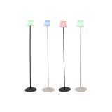 Solcellelampe Home ESPRIT Sort 25 x 25 x 140 cm #1