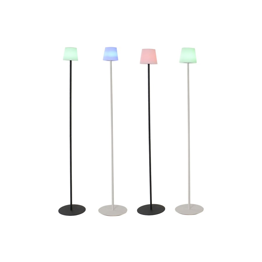 Solcellelampe Home ESPRIT Sort 25 x 25 x 140 cm #1