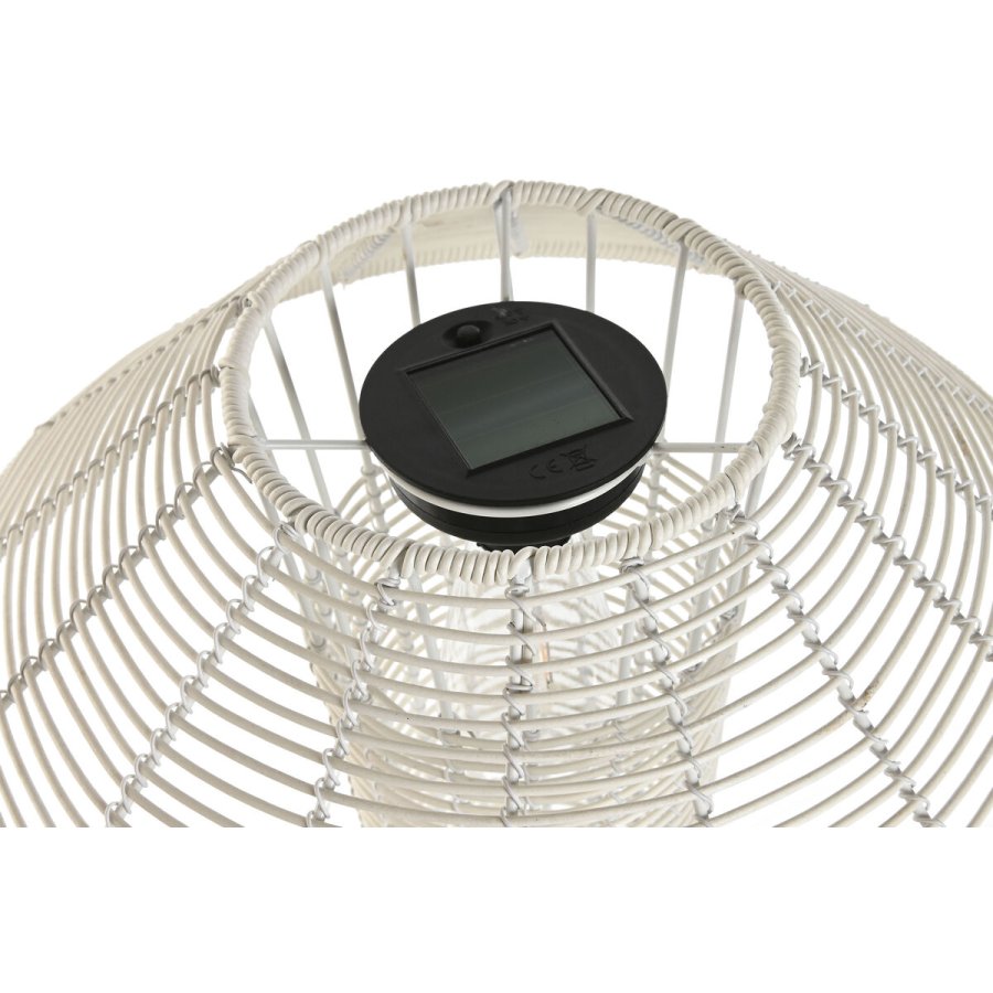 Solcellelampe Home ESPRIT Hvid 35 x 35 x 76 cm #2