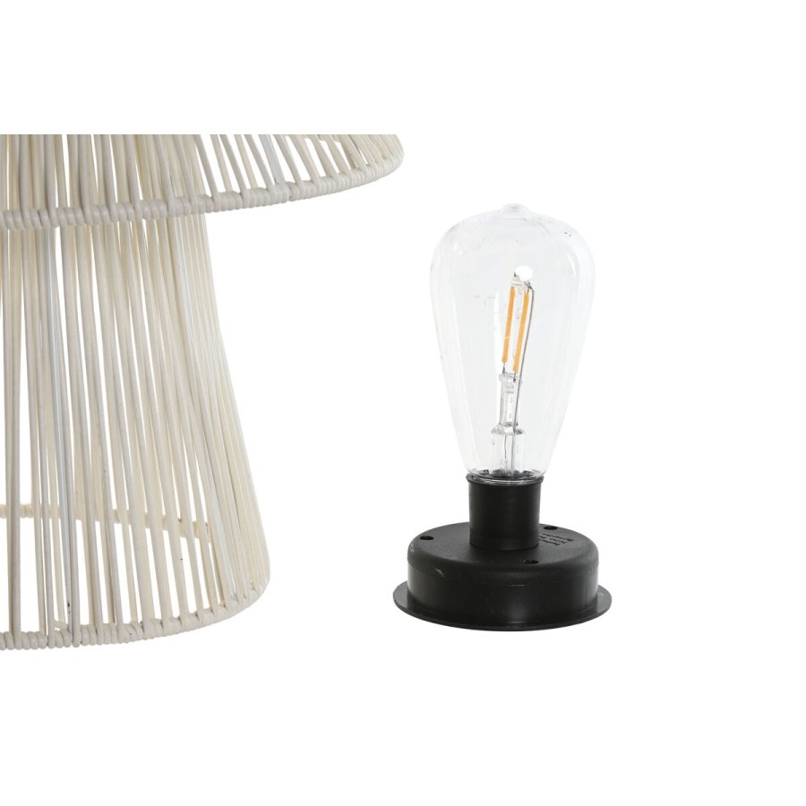 Solcellelampe Home ESPRIT Hvid Brun 31 x 31 x 30 cm (2 enheder) #3