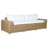 Havesofa Home ESPRIT Beige Lys brun 222 x 87 x 63 cm #1