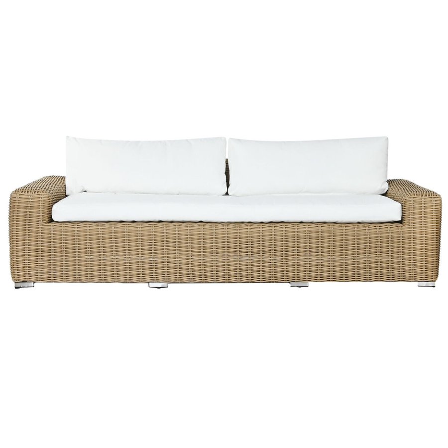 Havesofa Home ESPRIT Beige Lys brun 222 x 87 x 63 cm #7