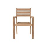 Vrtni stol Home ESPRIT Brun Teak 67 x 55 x 95 cm #2