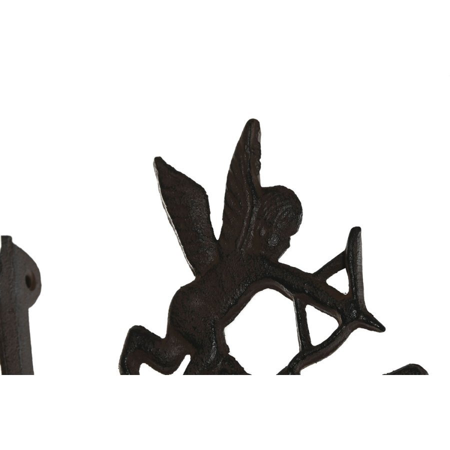 Klokke Home ESPRIT Brun Sort Jern 16,5 x 10 x 21 cm #2