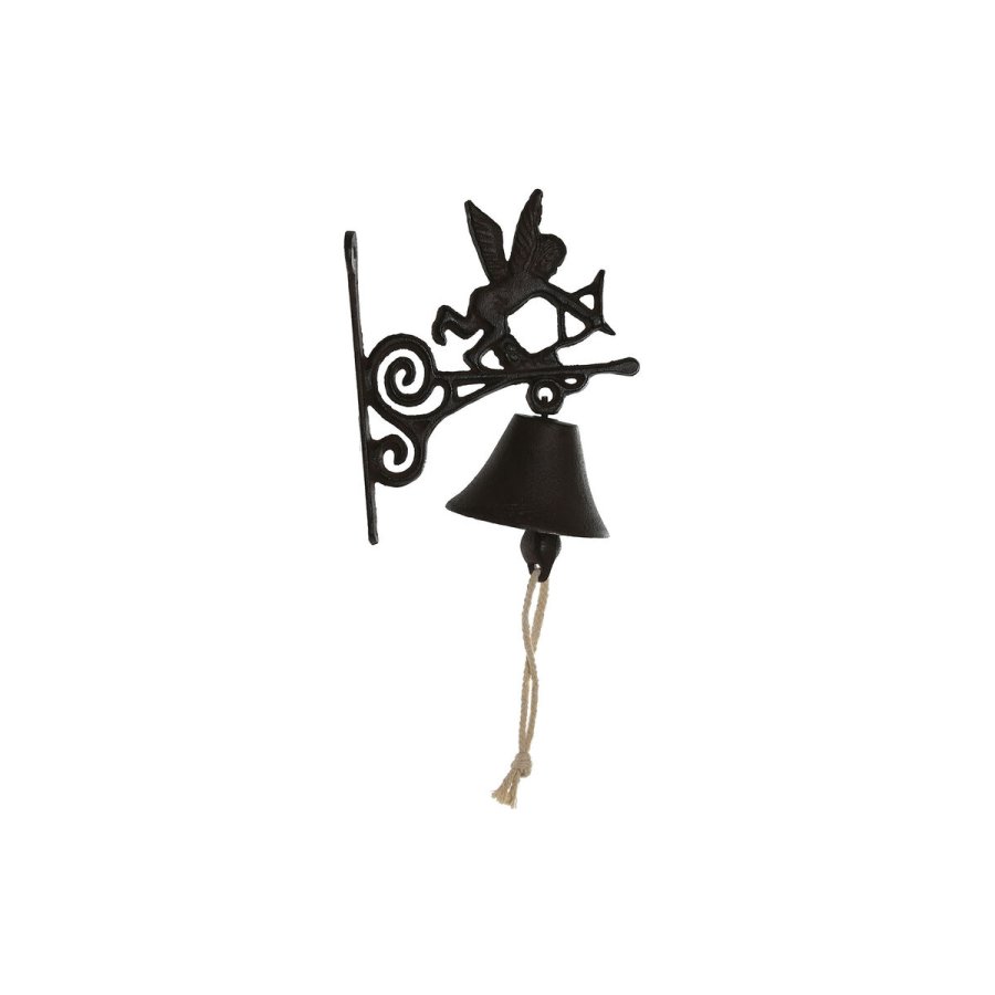 Klokke Home ESPRIT Brun Sort Jern 16,5 x 10 x 21 cm #1