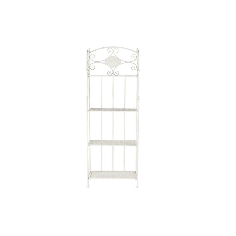 Hylder Home ESPRIT Hvid Metal 4 Hylder 61 x 29 x 163,5 cm #5