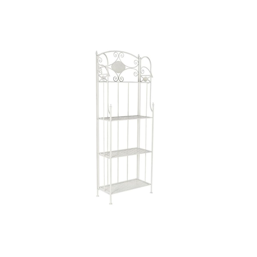 Hylder Home ESPRIT Hvid Metal 4 Hylder 61 x 29 x 163,5 cm #1