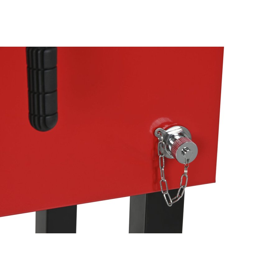 Transportabelt K�leskab Home ESPRIT Sort R�d Metal 71 x 62 x 85 cm #3