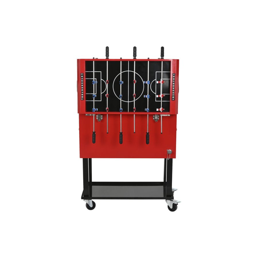 Transportabelt K�leskab Home ESPRIT Sort R�d Metal 71 x 62 x 85 cm #4