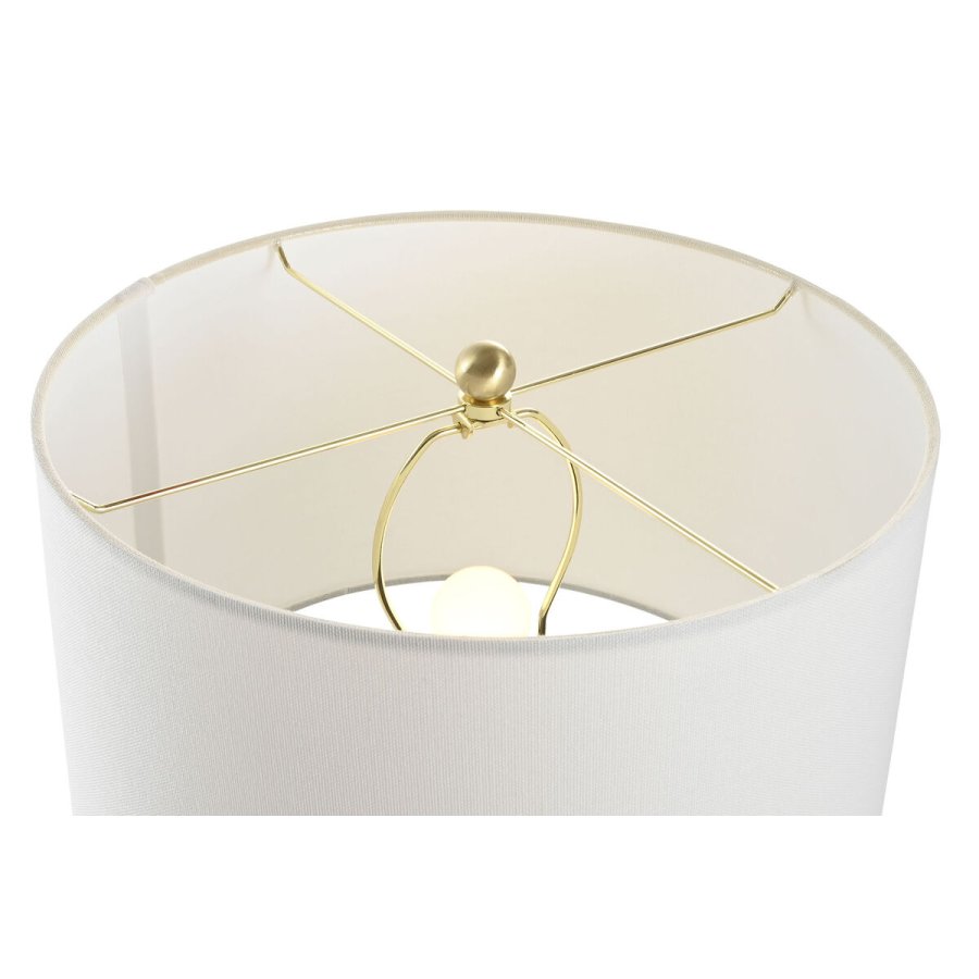 Bordlampe Home ESPRIT Hvid Gylden 50 W 220 V #3